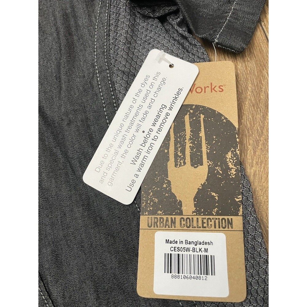 Chef Works Women's Chelsea Chef Coat Urban Collection Medium - Picture 3 of 10